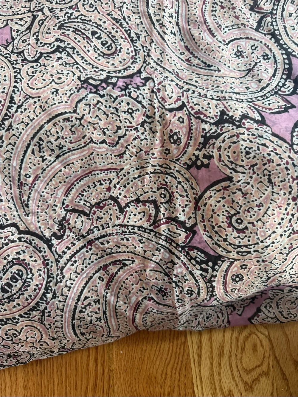 The Limited Pink Paisley Wrap Scarf